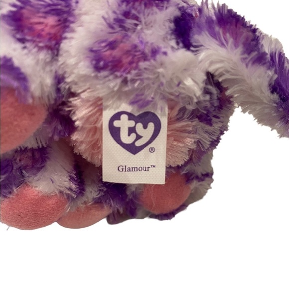 Ty Beanie Boos GLAMOUR 2012 6” JUSTICE Exclusive Glitter Eyes   No Heart Tag - Picture 3 of 9
